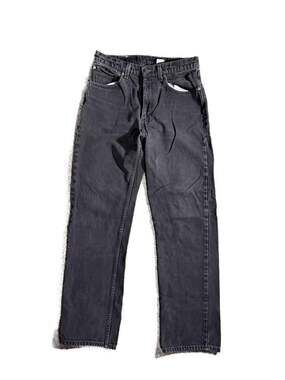 Vintage USA Levi's 505 Regular Fit Straight Leg Jeans 34x32 Black